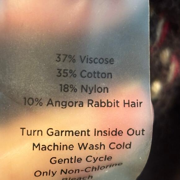 Talbots Brown & Red Sweater Vest - size Large - Picture 5 of 6